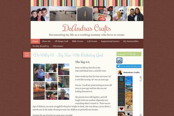 Scrappy theme site design template sample