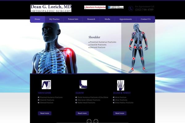 deanlorichmd.com site used Dl_theme