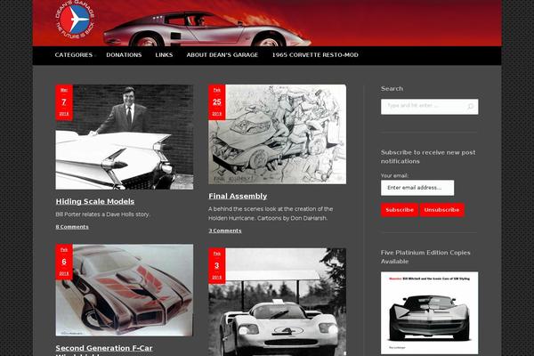 Armada theme site design template sample