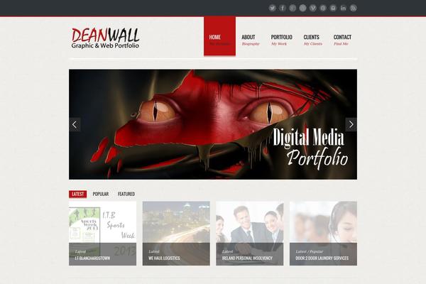 Emotion theme site design template sample