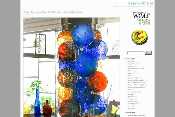 Wolf theme site design template sample