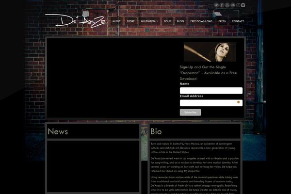 deanzamusic.com site used Pendulum_1_4_5