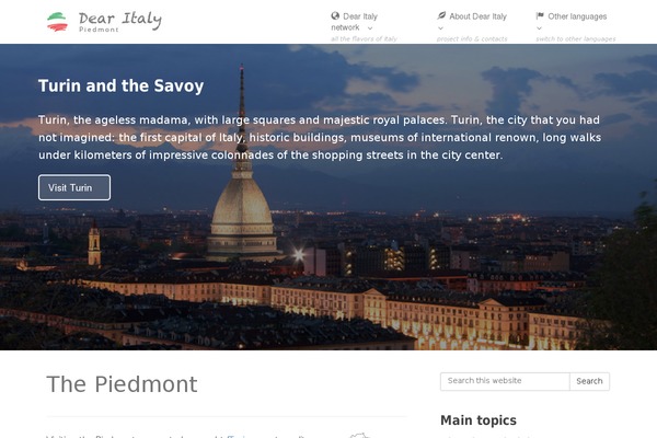Enlightenment theme site design template sample