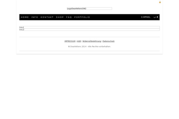 dearletters.de site used Tfw