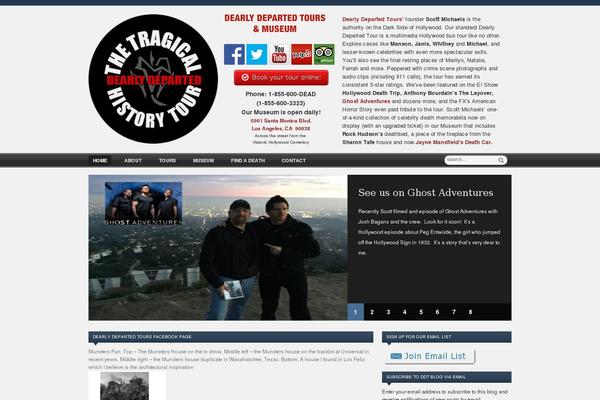 dearlydepartedtours.com site used Zenko