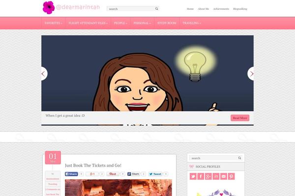 Frau theme site design template sample