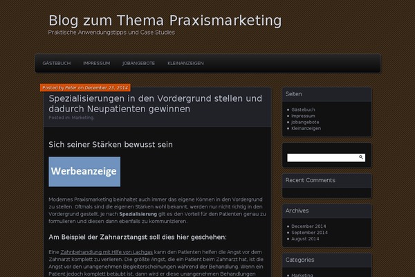 Parament theme site design template sample