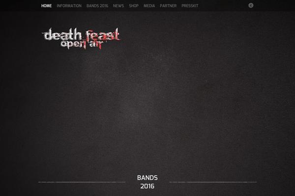 Fest theme site design template sample
