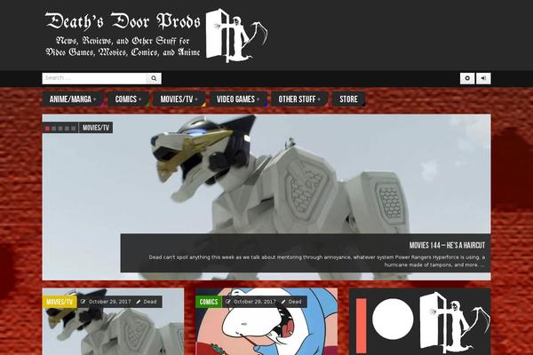 Powermag theme site design template sample
