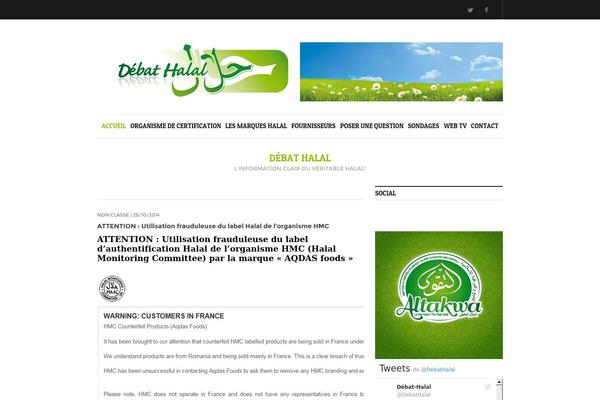 debat-halal.fr site used Dh