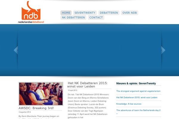 debatbond.nl site used Endeavor