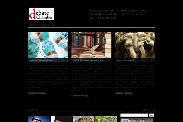 Equilibrium theme site design template sample