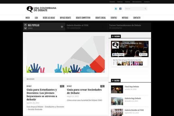 Newsroom14 theme site design template sample