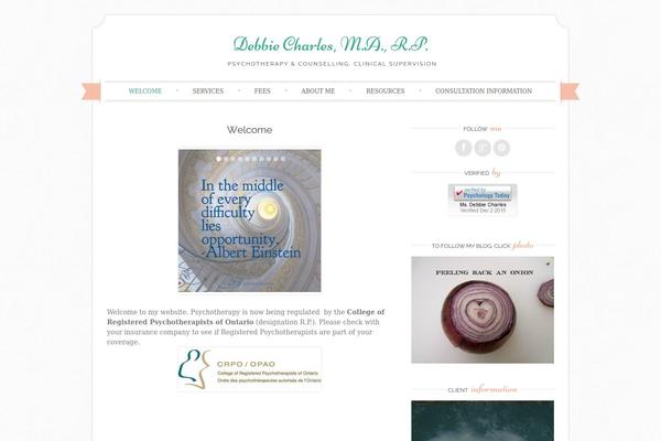 Sugar and Spice theme site design template sample