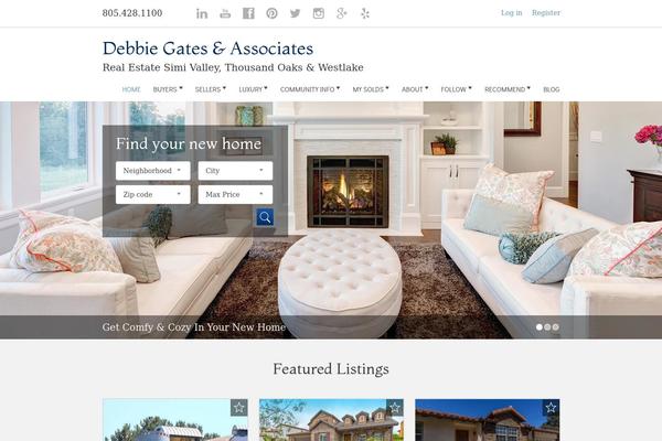 Chicago theme site design template sample
