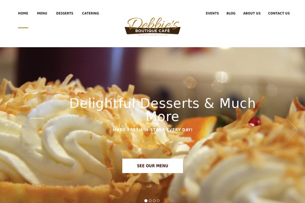 The Flavour theme site design template sample