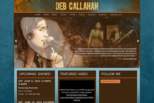 Rockit theme site design template sample