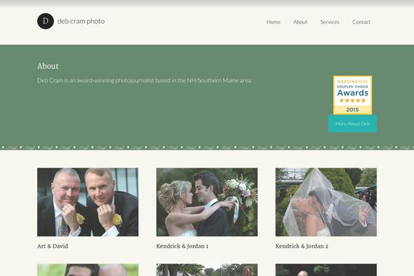 Modern Portfolio Pro theme site design template sample