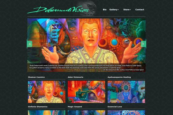 Photoria theme site design template sample
