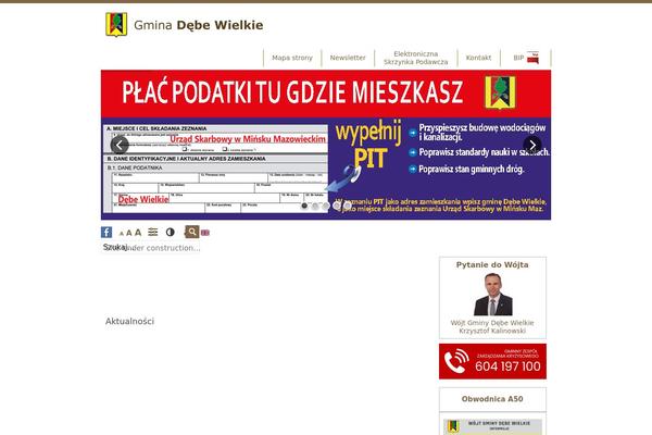 Site using font-resizer plugin