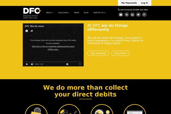 Finance theme site design template sample