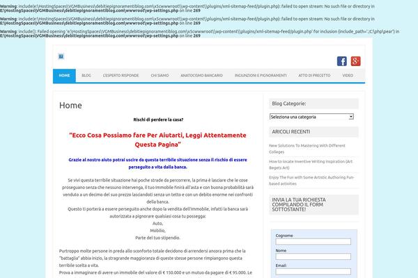 Iconic One theme site design template sample