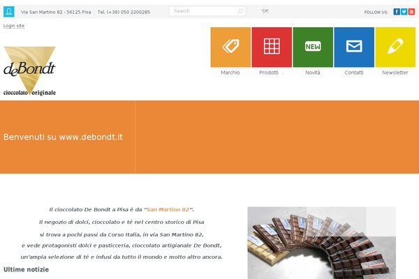 Second Touch theme site design template sample