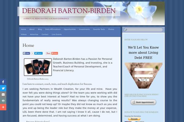 Bouquet theme site design template sample