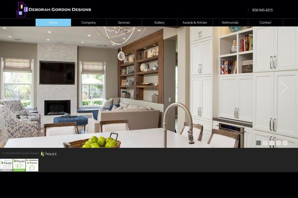 Deborah theme site design template sample
