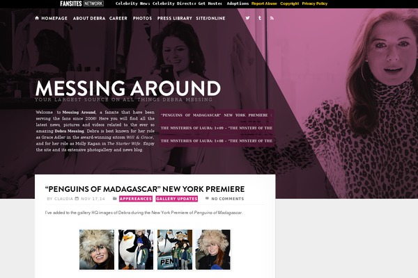 debra-m.com site used Omm_wp18