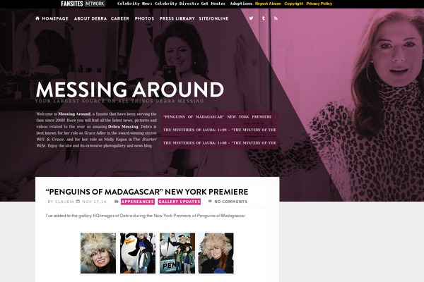 debra-messing.com site used Omm_wp18