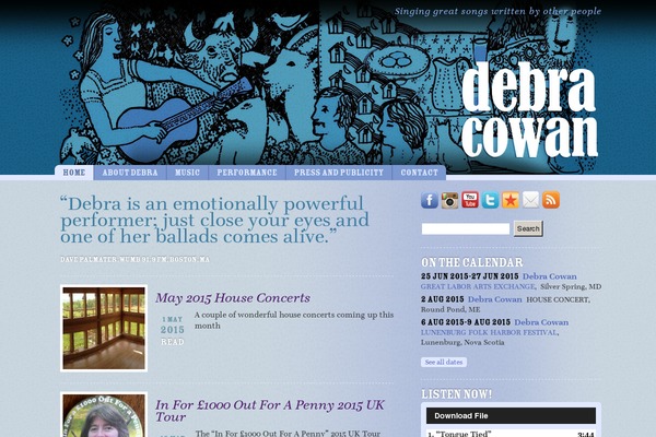 debracowan.com site used Debra