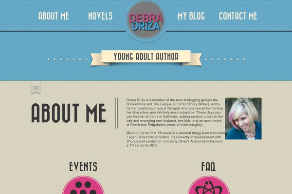 Retro theme site design template sample