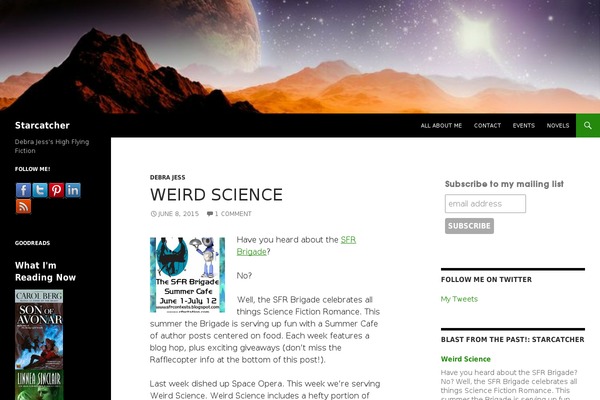 Twenty Fourteen theme site design template sample