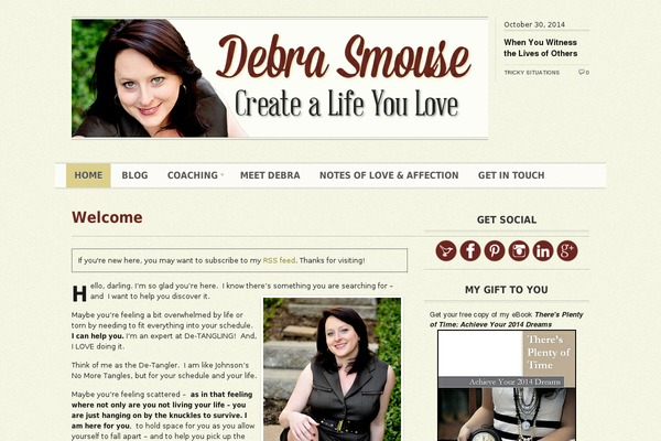 Editorial theme site design template sample