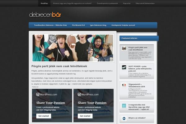 Infinity Mag theme site design template sample
