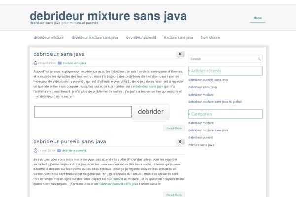 debrideurmixturesansjava.com site used Financenet