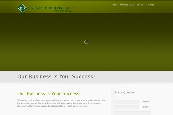 inFocus theme site design template sample