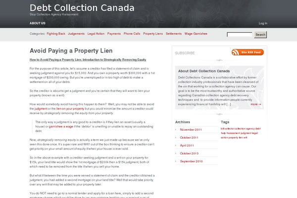 Carrington Blog theme site design template sample