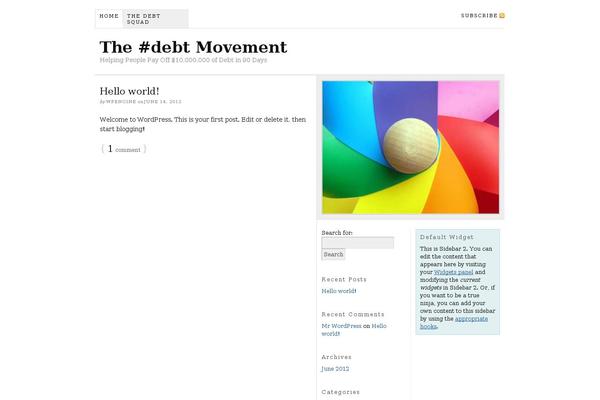 Thesis 1.8.4 theme site design template sample