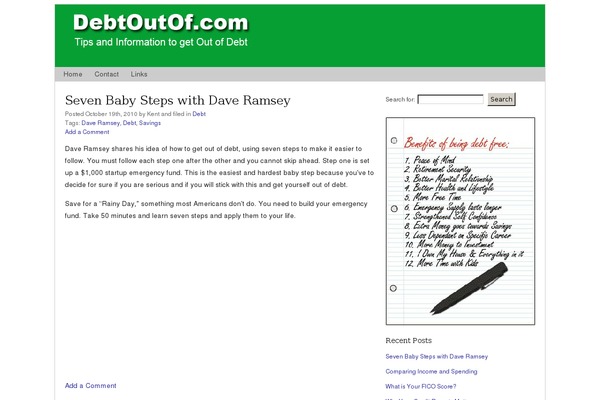 debtoutof.com site used Basic_simplicity