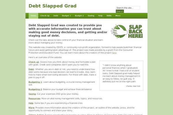 debtslappedgrad.org site used Tweaker4
