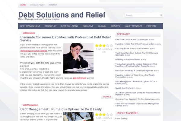 Sark Press theme site design template sample
