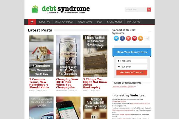 MaidenHair theme site design template sample