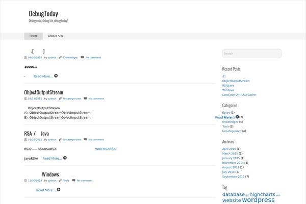 Exray theme site design template sample