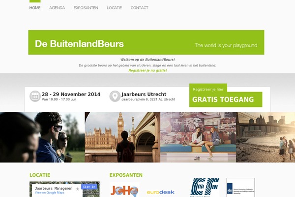 Event Manager theme site design template sample