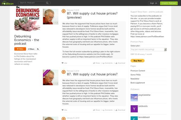 Site using PbShare plugin