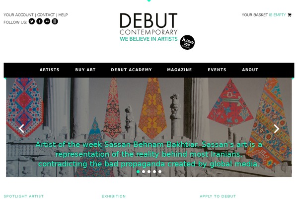 debut_temp theme websites examples