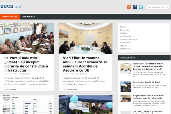 NewsPaper theme site design template sample