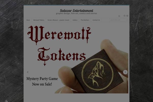 InterStellar theme site design template sample